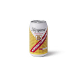 Narrgansett Lager Beer can on a white background  JAWS 50th Anniversary beer can squeeze toy stress ball