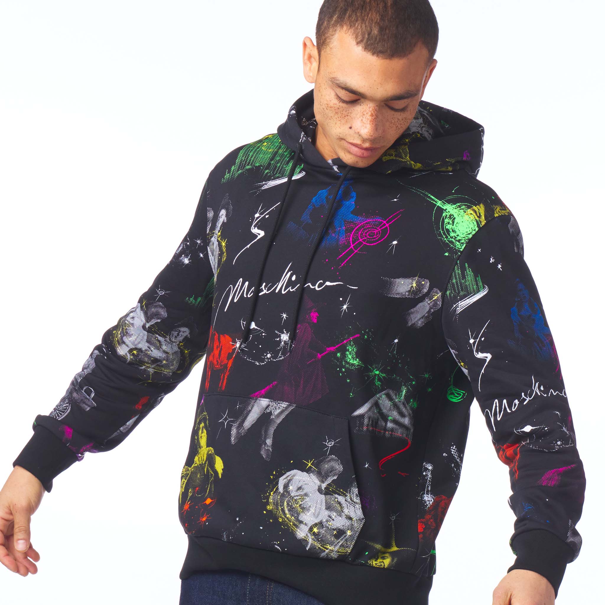 MOSCHINO PRINTED HOODIE