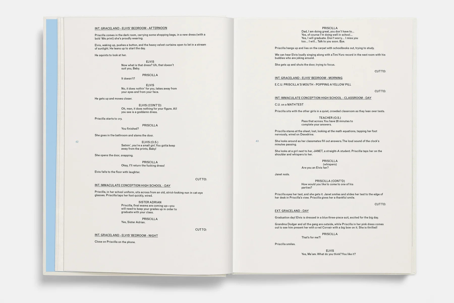 PRISCILLA SCREENPLAY BOOK