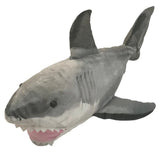 Plush Great White Shark Bruce from the movie Jaws toy on a white background
