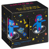Black box with blue character design and 'Ameba' branding on a white background
