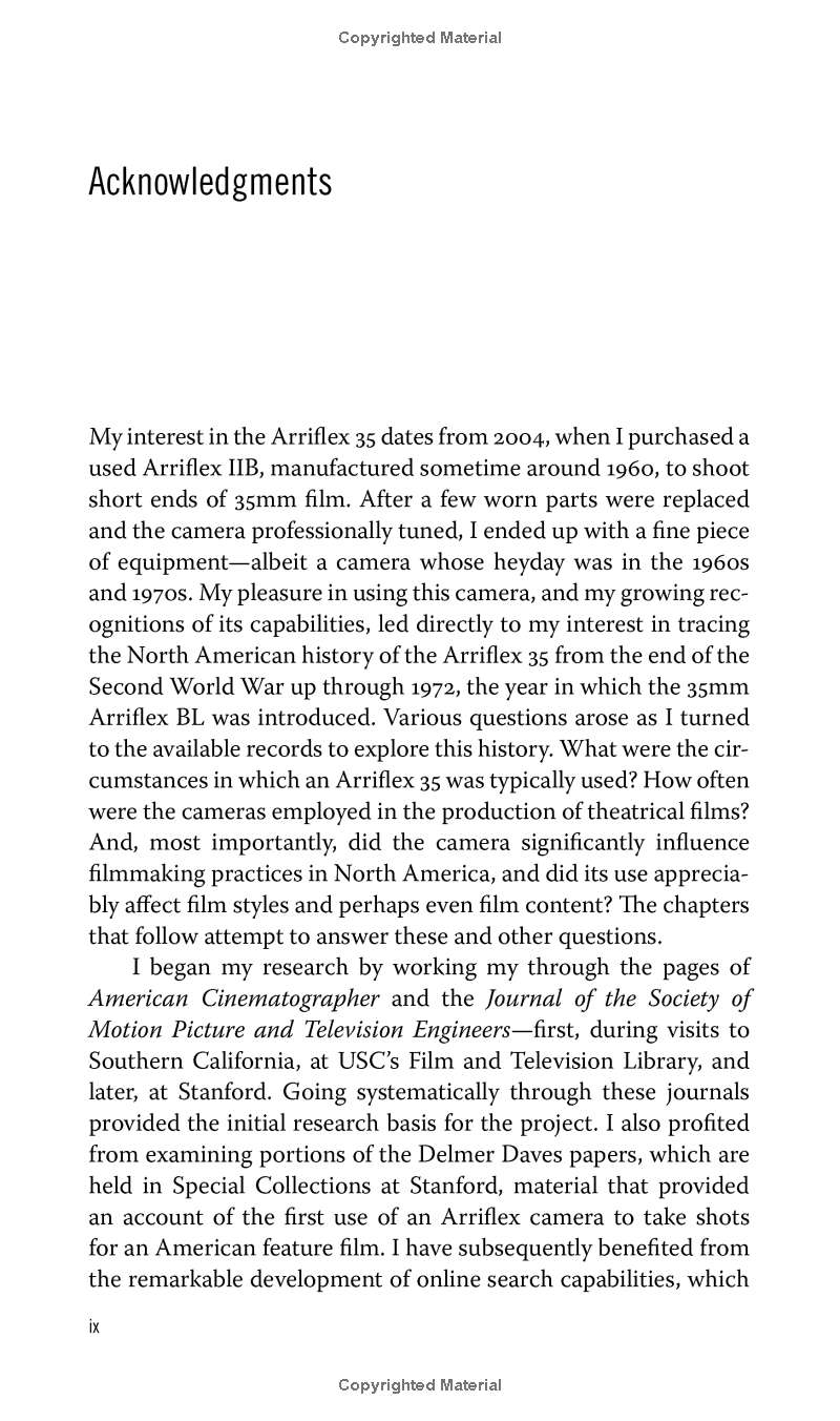 CHRONICLE OF A CAMERA