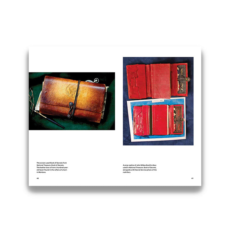 Two leather products, one brown and one red, displayed side by side on a white background.