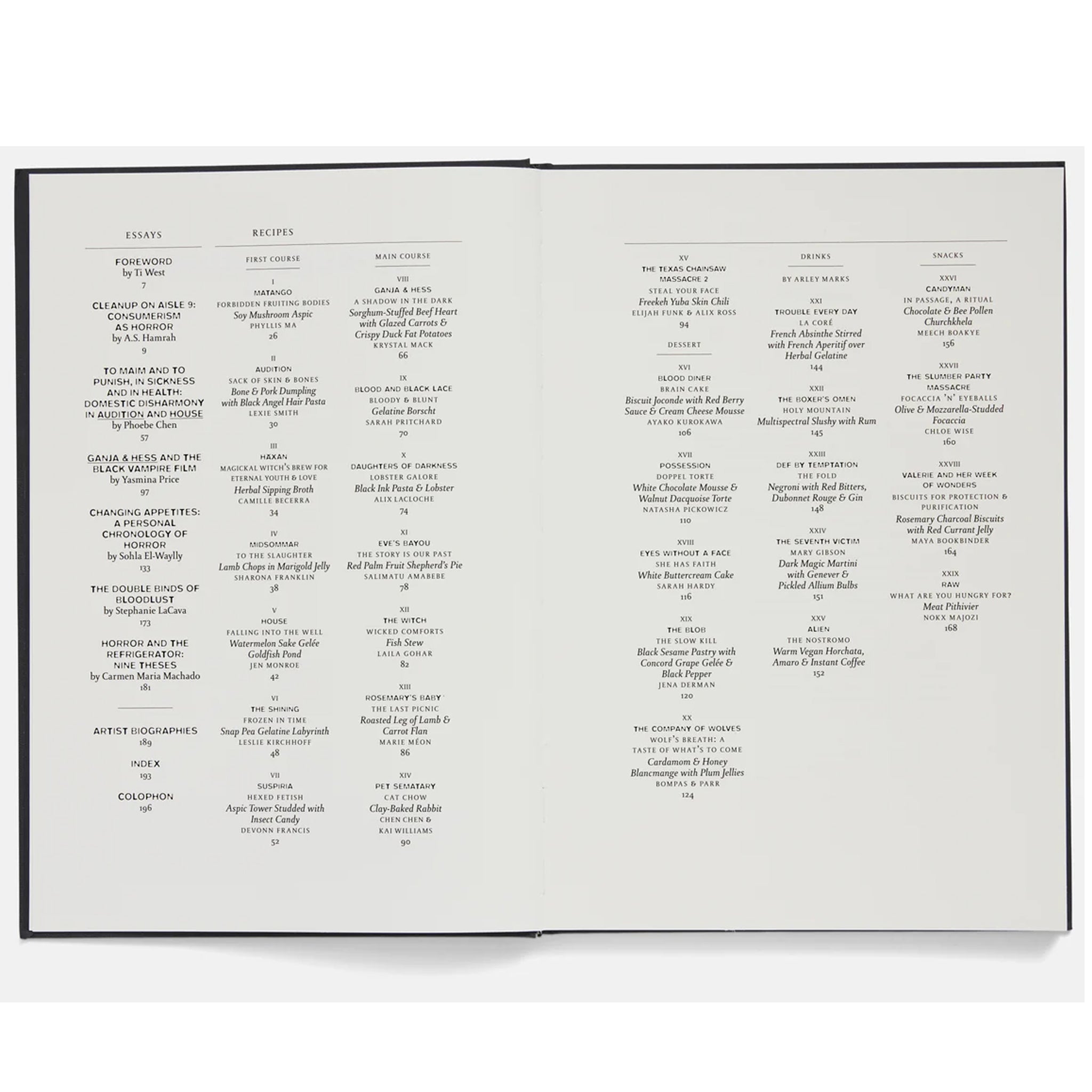 HORROR CAVIAR: A COOKBOOK