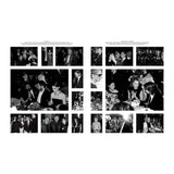 Black and white collage of celebrities at the Academy Awards