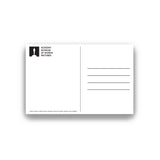 Postcard with Academy Museum of Motion Pictures logo on a white background