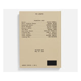 Back cover of the screenplay book for 'The Lobster' with cast and release date information on a beige background