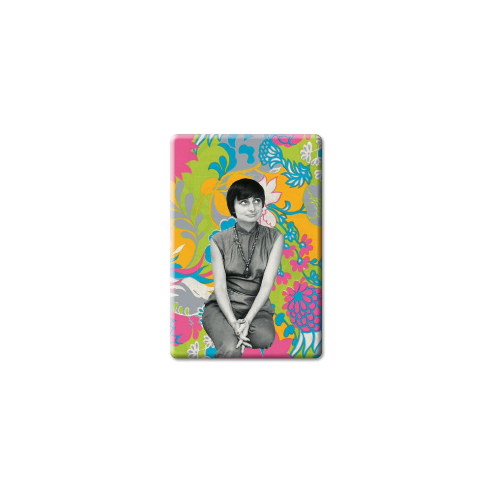 FLORAL AGNES VARDA MAGNET