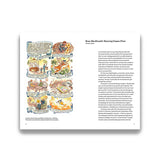 Illustrated book cover with text on a white background