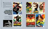 Collection of King Kong movie posters from different eras on a gray background.
