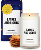 LATKES AND LIGHTS CANDLE