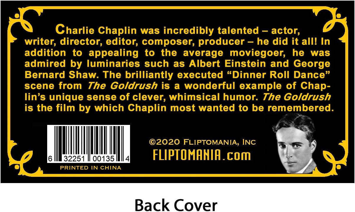 CHARLIE CHAPLIN FLIPBOOK, VOLUME 2, DINNER ROLL DANCE