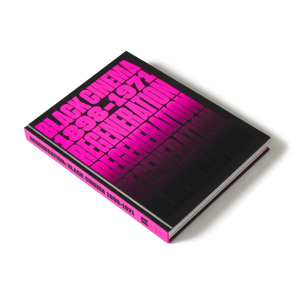 Book with pink and black cover on a white background Academy Musseum Exhibition Catalogue
