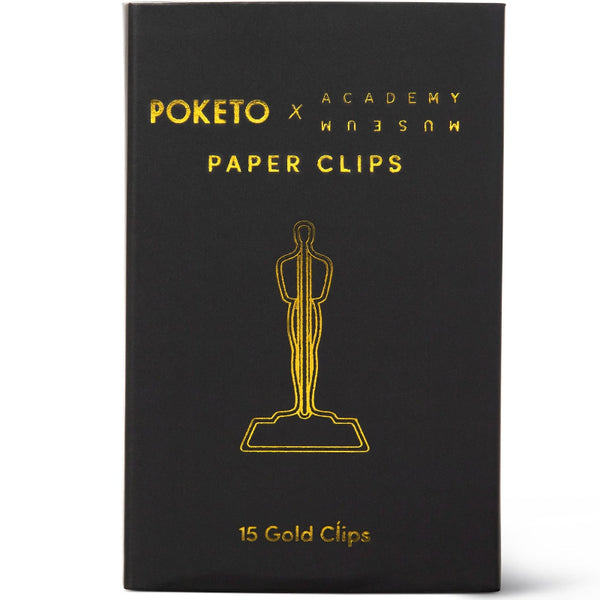 Exclusive Oscar® Statuette Gold Paperclip Set | ACADEMY MUSEUM