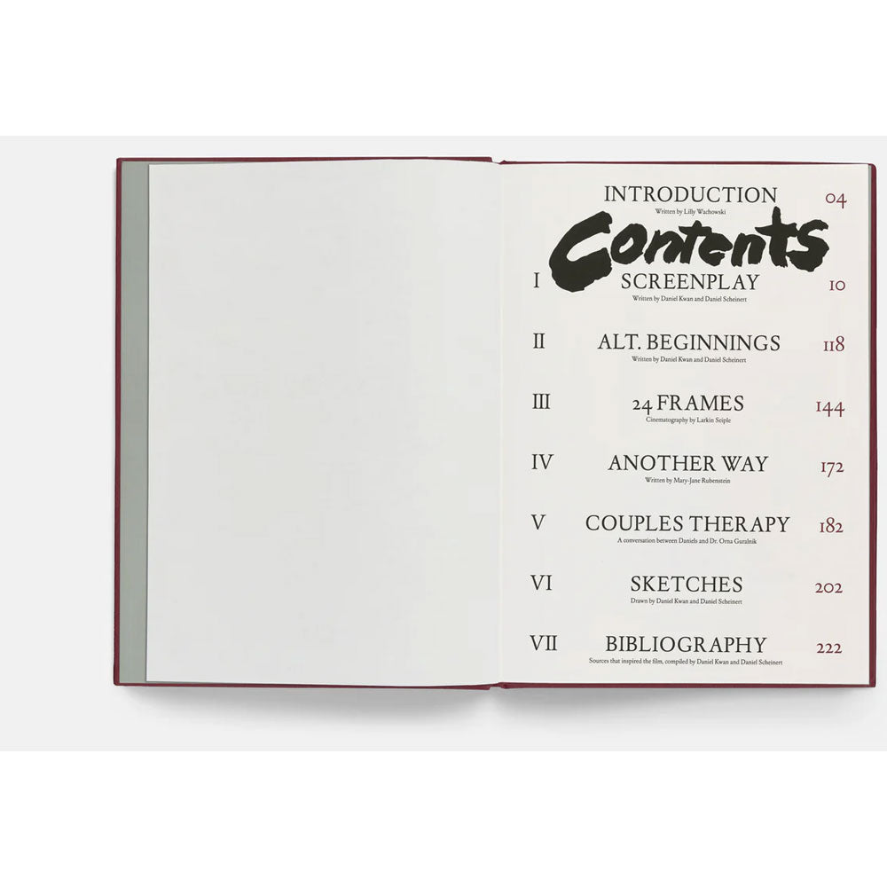 Table of contents page of a book with chapter titles and page numbers.