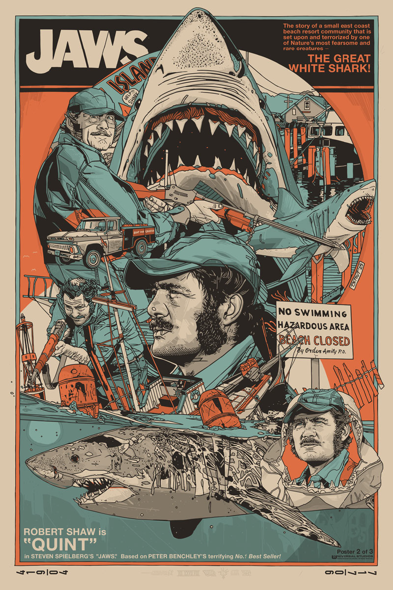 JAWS POSTER (TYLER STOUT)
