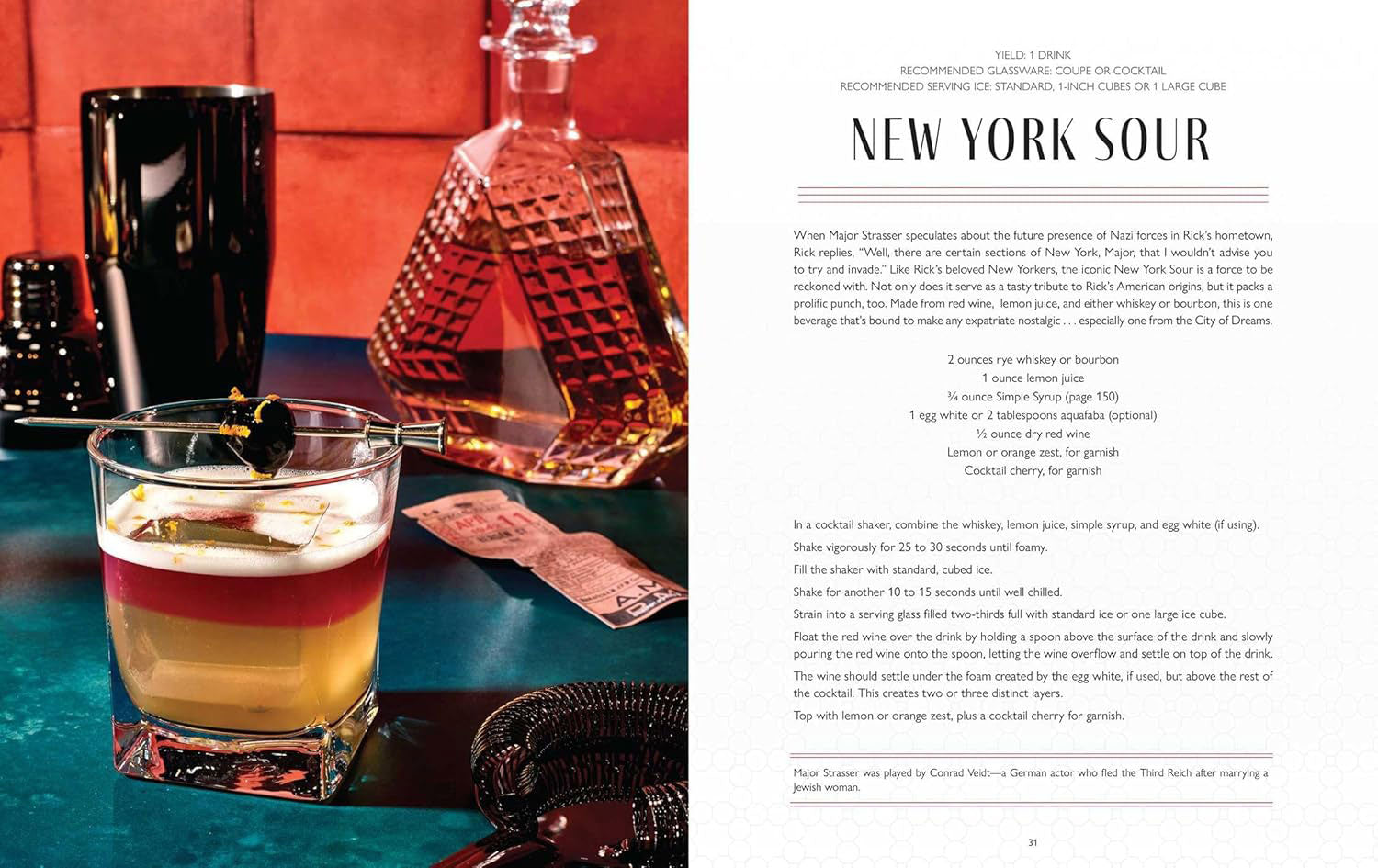 CASABLANCA COCKTAILS: WE'LL ALWAYS HAVE APERITIFS