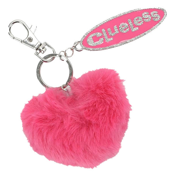 CLUELESS 30th Anniversary Pink Puffy Heart Keychain | ACADEMY