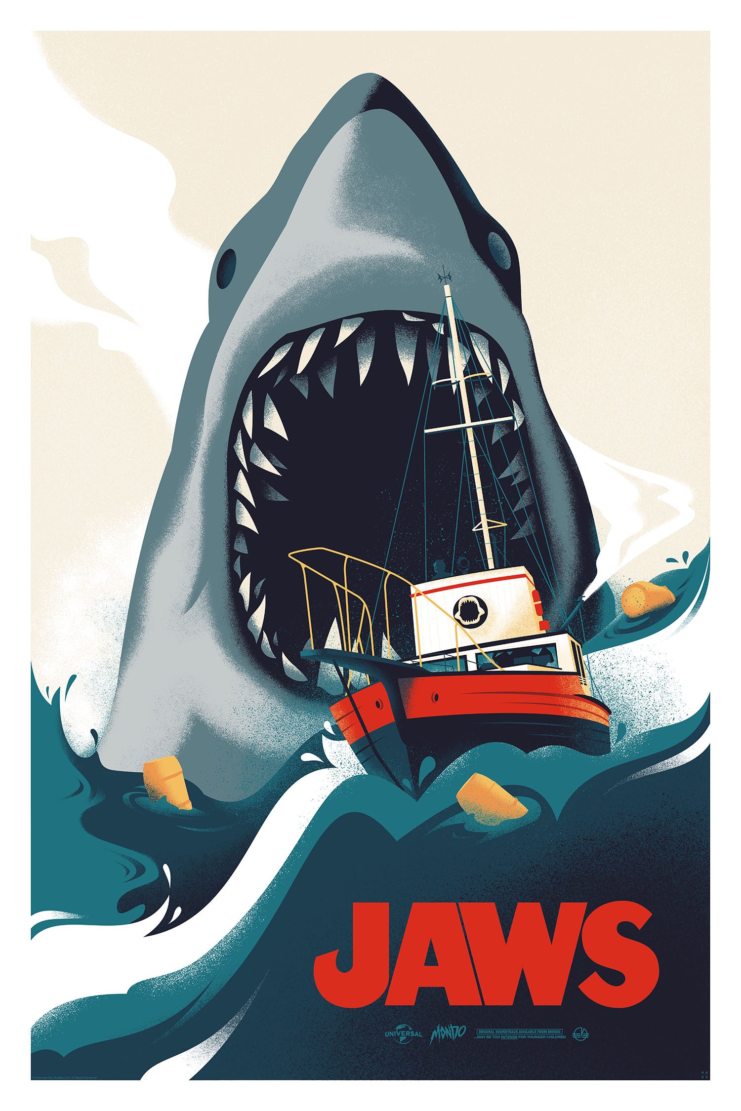 JAWS POSTER 1975 EXCLUSIVE VARIANT