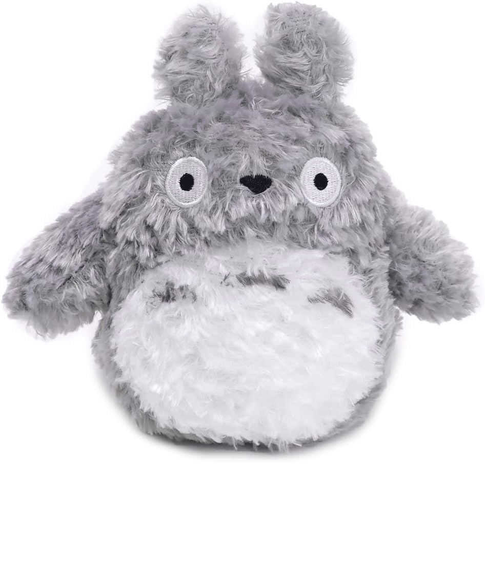 FLUFFY TOTORO- GREY 5.5" PLUSH