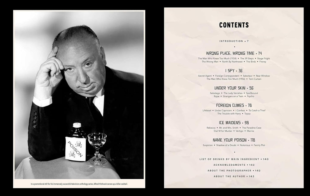 HITCHCOCKTAILS: LETHAL LIBATIONS INSPIRED BY THE MASTER OF SUSPENSE