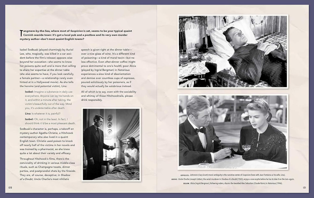 HITCHCOCKTAILS: LETHAL LIBATIONS INSPIRED BY THE MASTER OF SUSPENSE