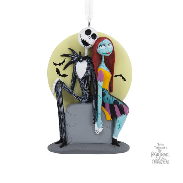 NEW 12” Disney Nightmare Before Christmas Jack Skellington & Sally tombstone buy set