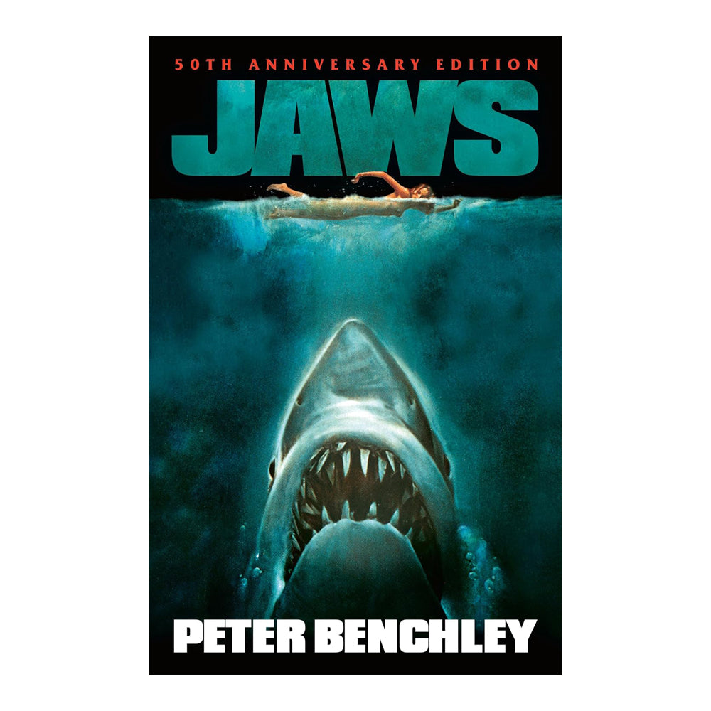 JAWS Screenplay Bookcover 50th anniversary edition by Peter Benchley