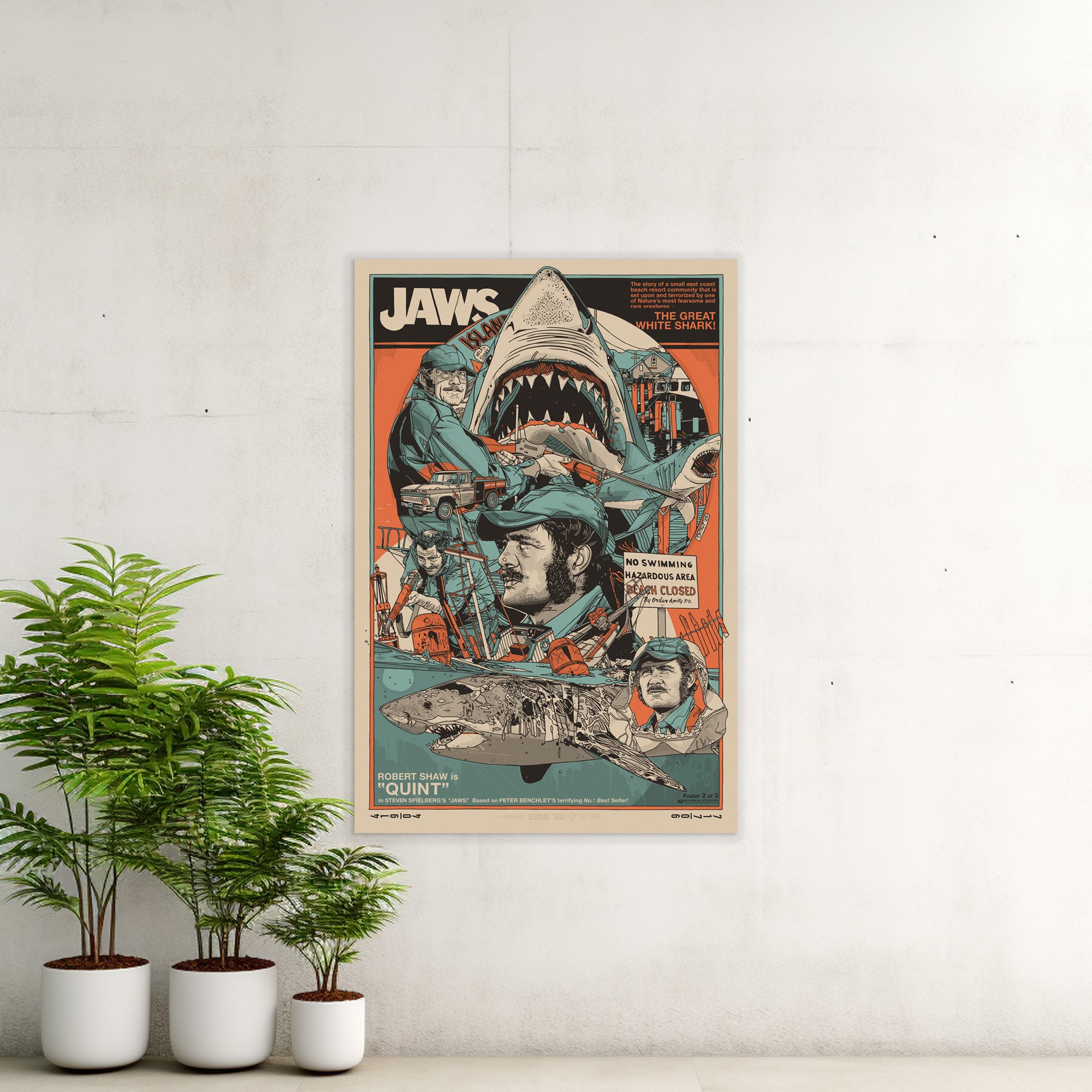 JAWS POSTER (TYLER STOUT)