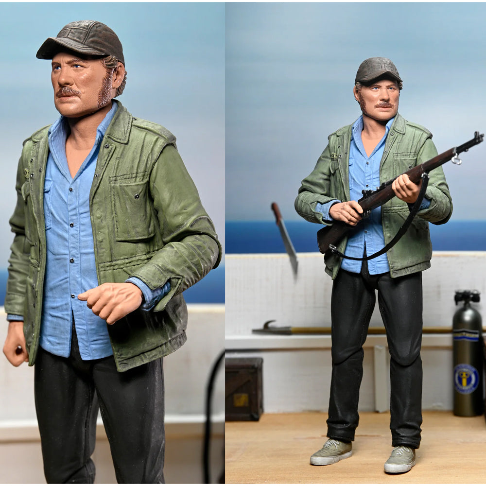 JAWS - 7 IN SCALE ACTION FIGURE - ULTIMATE SAM QUINT 50TH ANNIVERSARY FIGURE