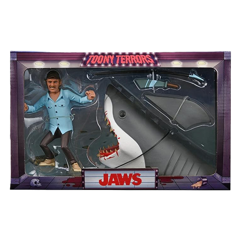TOONY TERRORS - 6IN SCALE ACTION FIGURES - QUINT AND SHARK 2-PACK (JAWS)