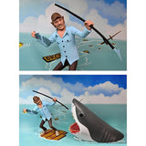 TOONY TERRORS - 6IN SCALE ACTION FIGURES - QUINT AND SHARK 2-PACK (JAWS)