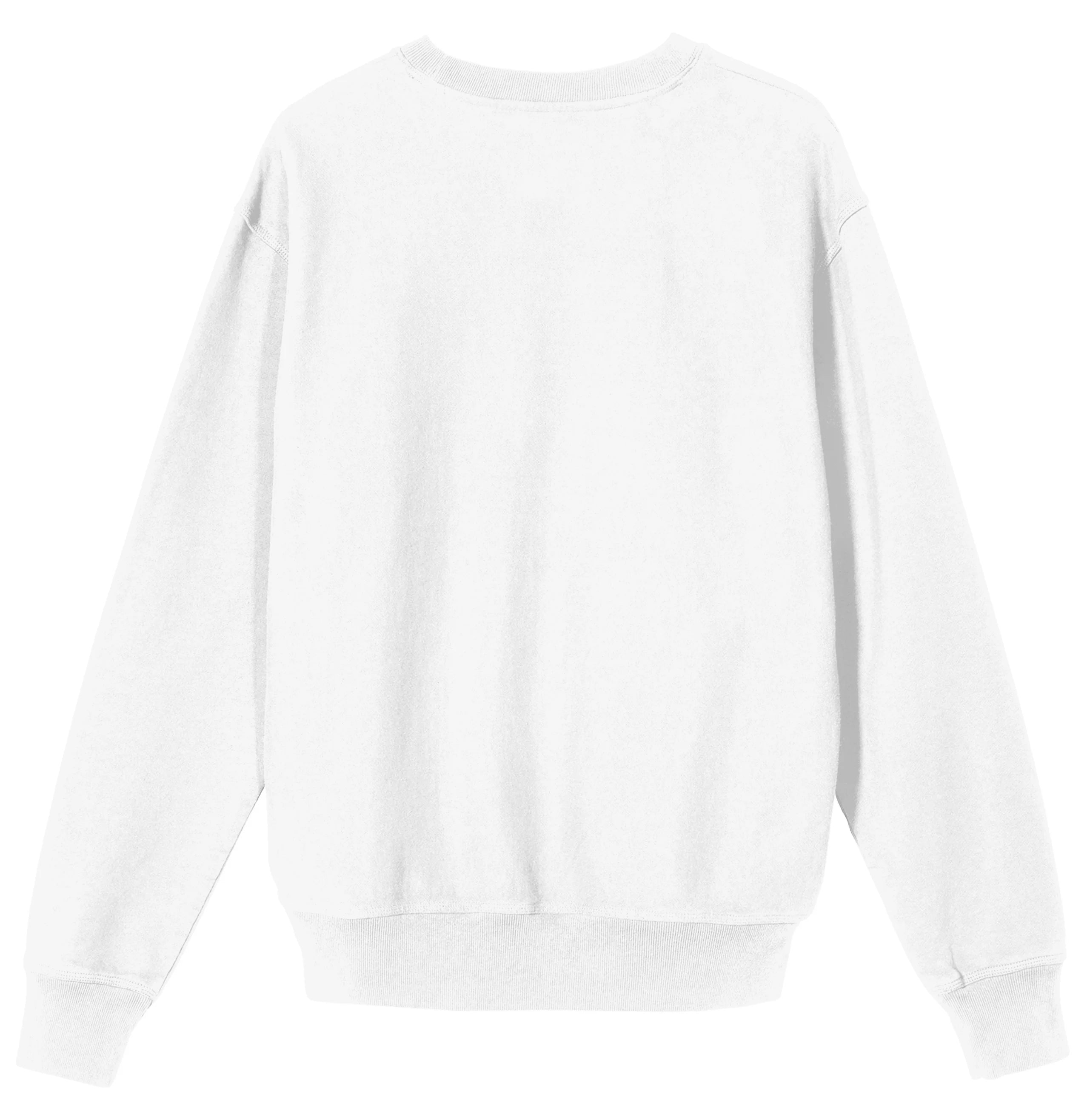 White long-sleeve shirt on a white background Stay warm and stylish with our Ghostface "Call Me" sweatshirt! Made from high-quality materials, it's the perfect gift for horror movie lovers.
