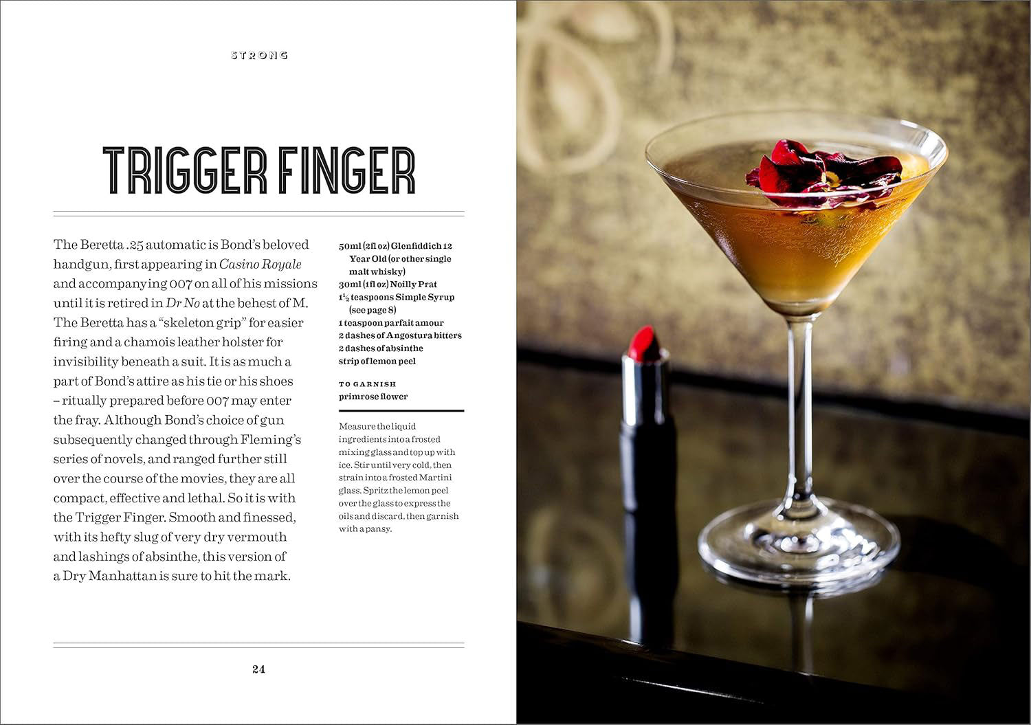 SHAKEN: DRINKING WITH JAMES BOND AND IAN FLEMING, THE OFFICIAL COCKTAIL BOOK