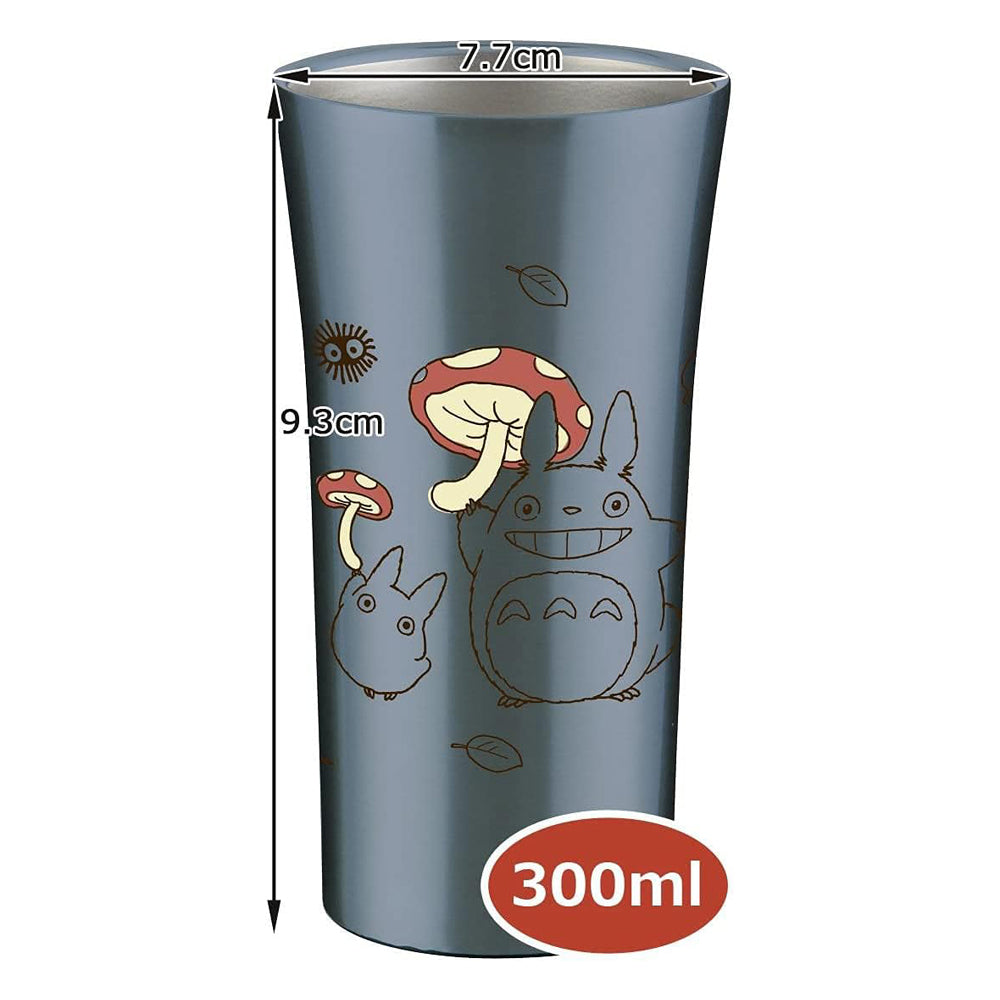 MY NEIGHBOR TOTORO STAINLESS STEEL TUMBLER  (TOTORO 18) SILVER