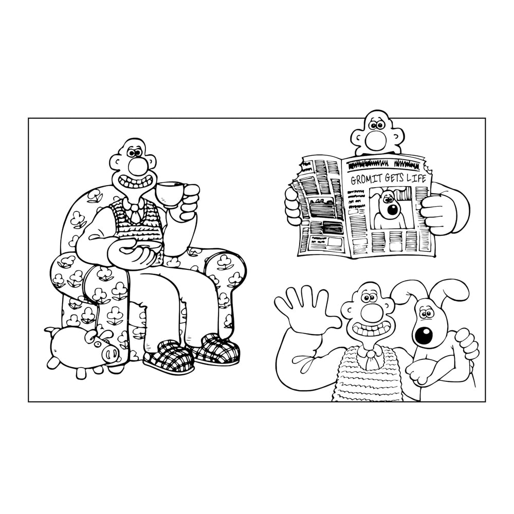 WALLACE & GROMIT- THE OFFICIAL COLOURING BOOK