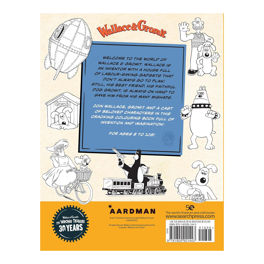 WALLACE & GROMIT- THE OFFICIAL COLOURING BOOK