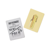 Two notebooks, one with a motivational quote and the other with a pen design, on a white background.