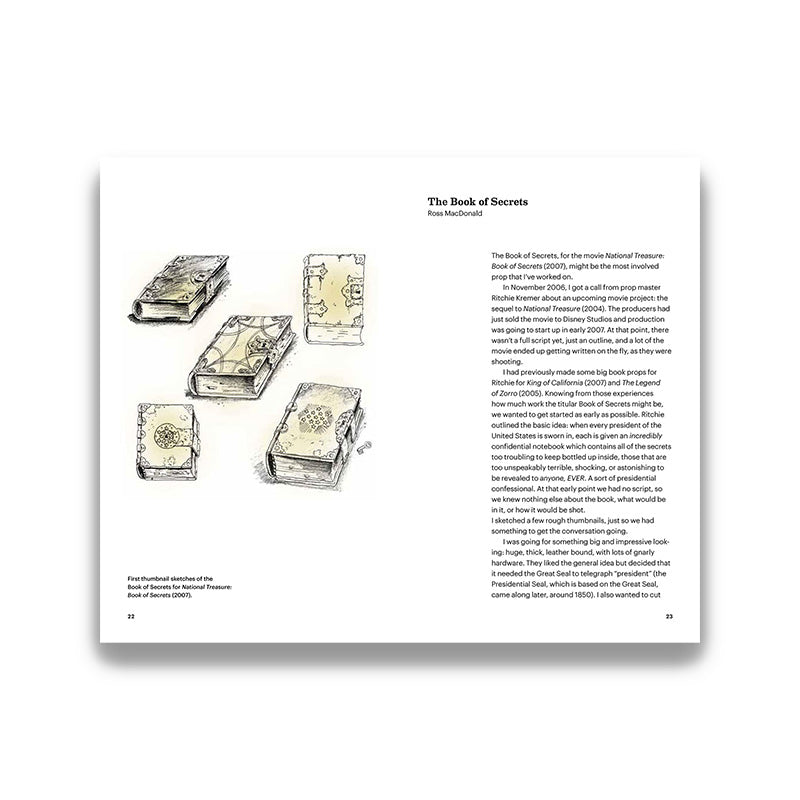 Book page with illustrations of small boxes and text on a white background
