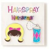HAIRSPRAY ENAMEL PIN SET