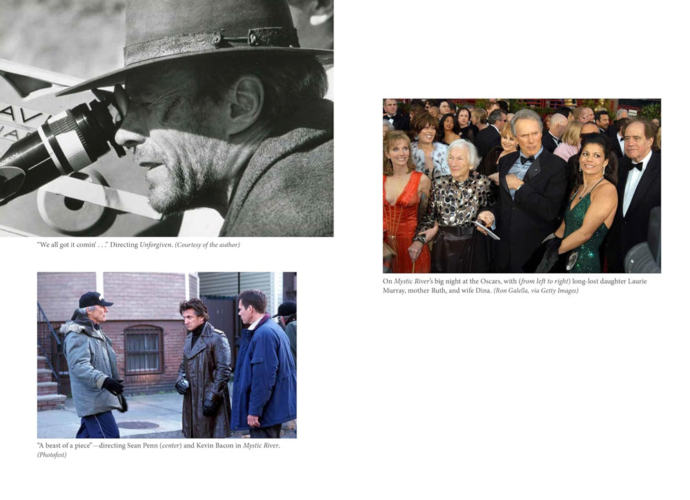 Collage of images including a person with a hat, a group of people in formal attire, and two men in winter clothing.