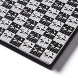 The Godfather logo Patterned notebook cover with black and white design on a white background