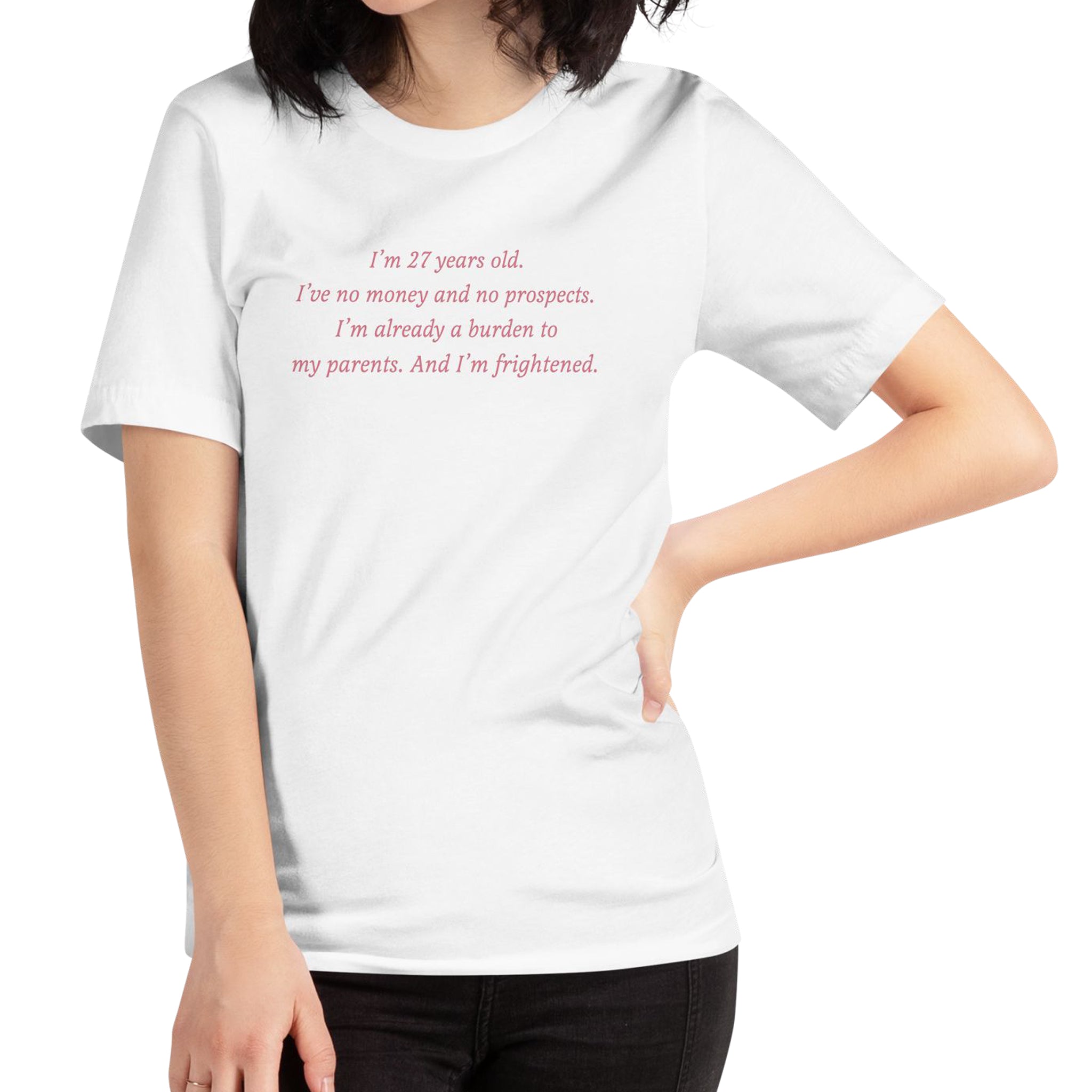 PRIDE & PREJUDICE NO MONEY, NO PROSPECTS TEE