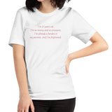 PRIDE & PREJUDICE NO MONEY, NO PROSPECTS TEE