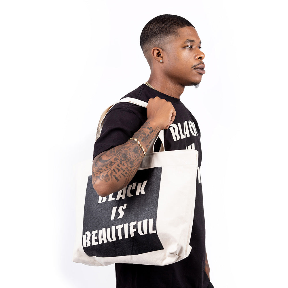 BLACK IS BEAUTIFUL TOTE