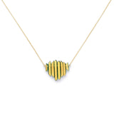BROKEN PLATES KINETIC SLICES NECKLACE