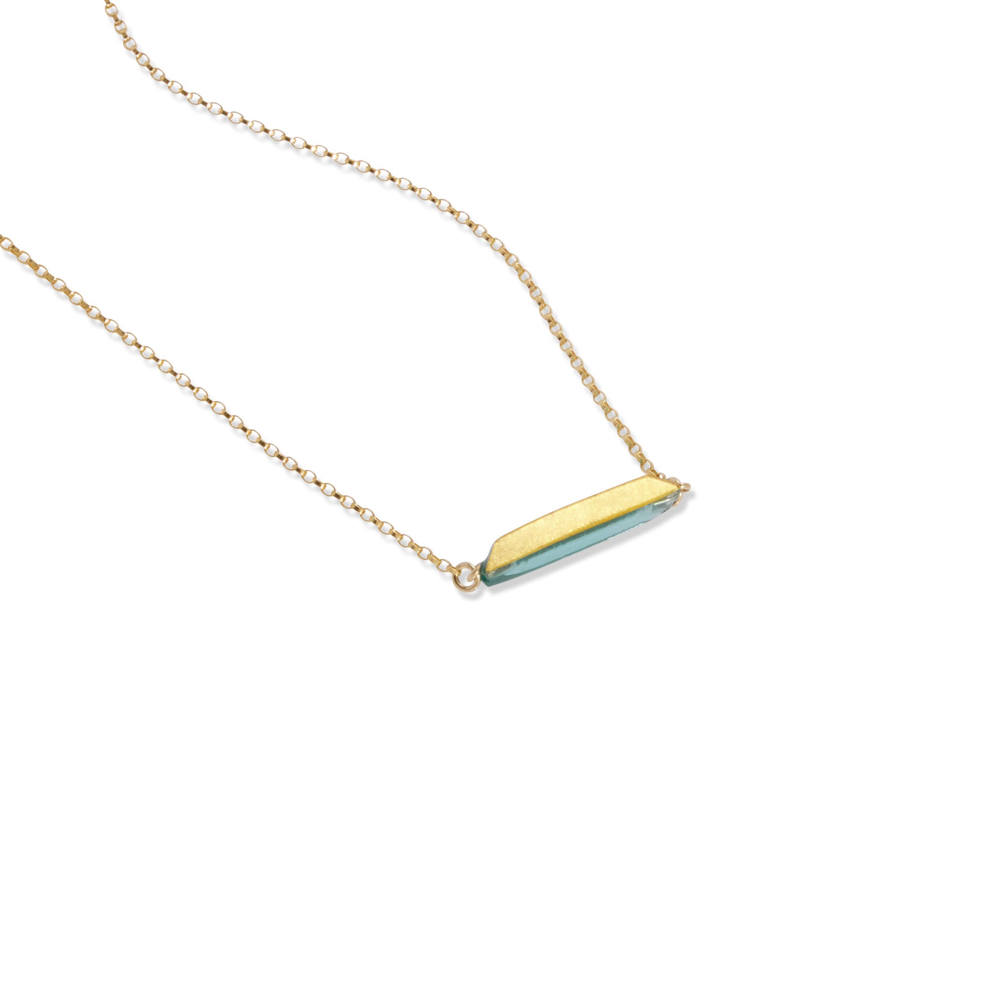 BROKEN PLATES SINGLE TILE NECKLACE