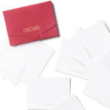 Red envelope with 'OSCAR'S' branding on a white background