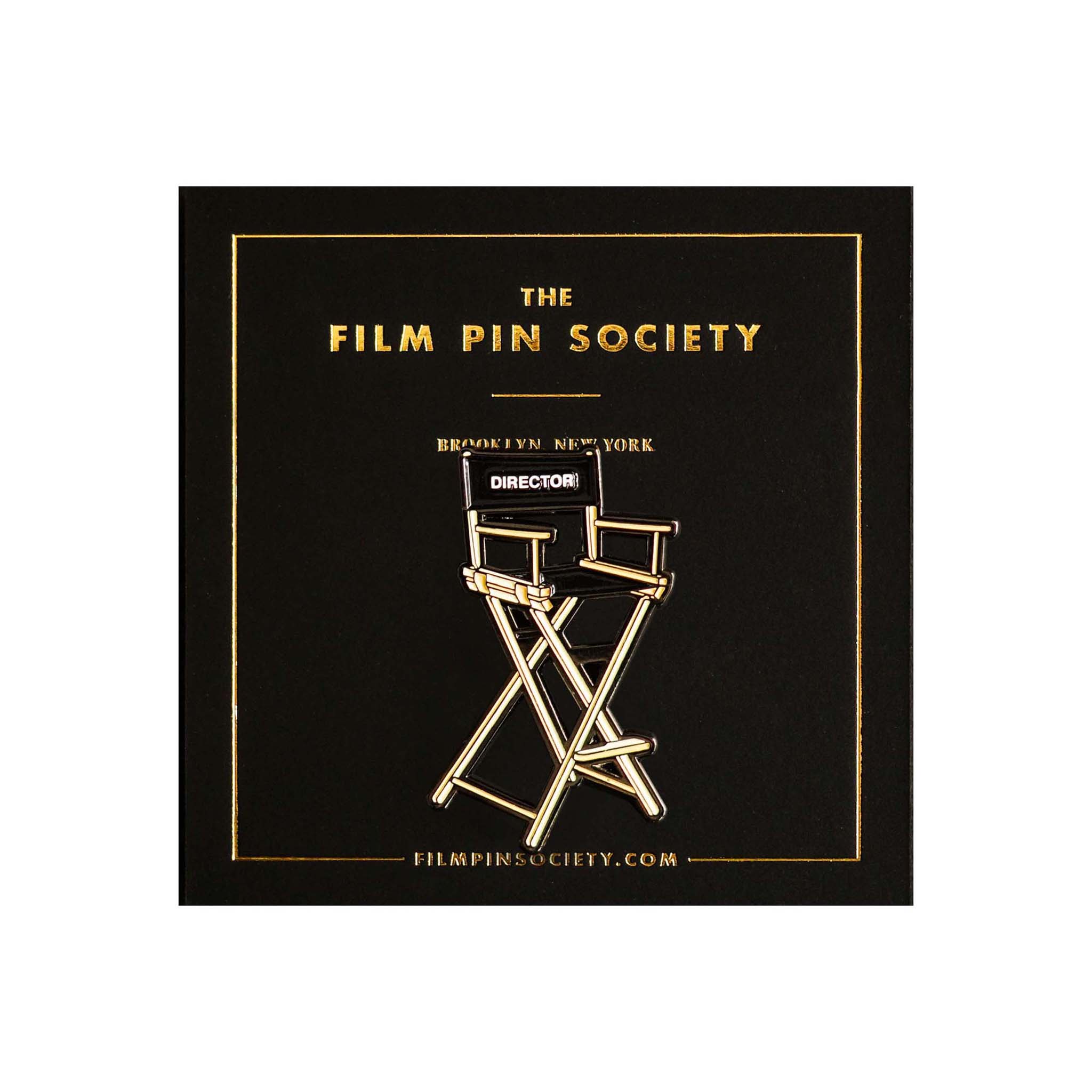 DIRECTOR'S CHAIR ENAMEL PIN