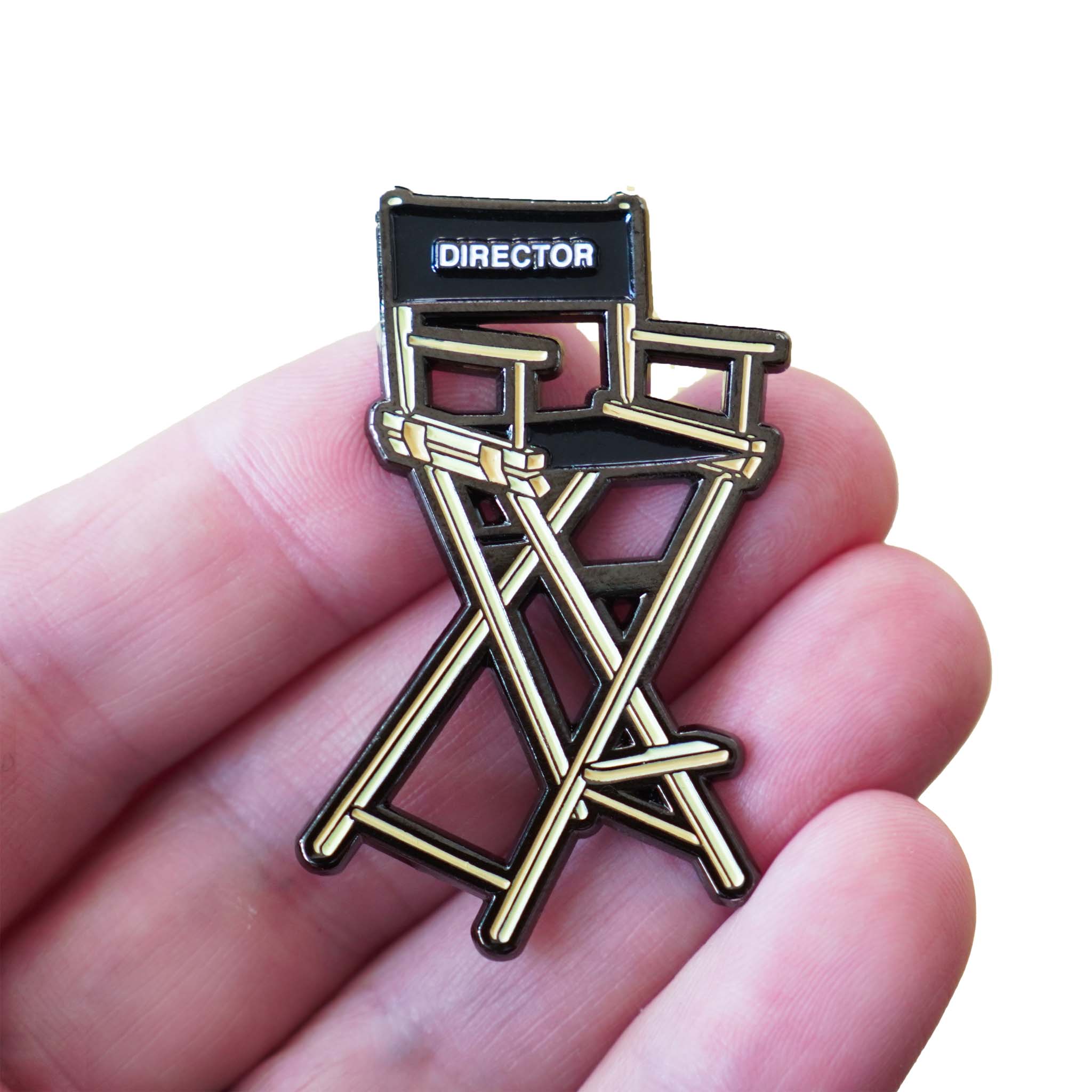 DIRECTOR'S CHAIR ENAMEL PIN